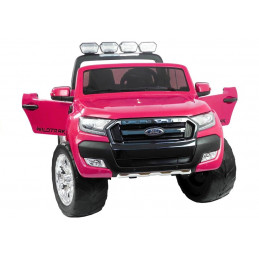 Auto na akumulator Ford Ranger 4x4 Różowy Lakier LCD