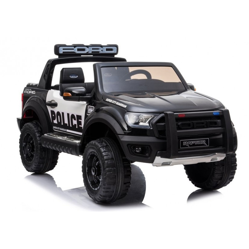 Auto na Akumulator Ford Raptor Police DK-F150RP Czarny Lakier