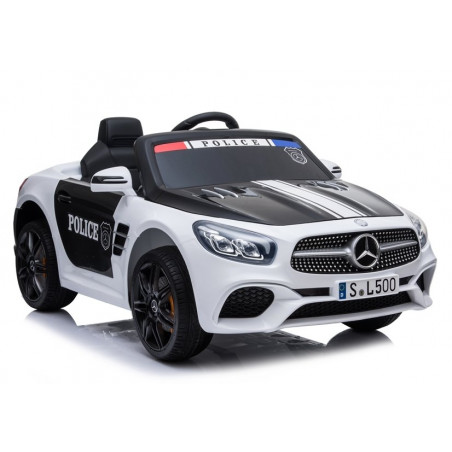 Pojazd na Akumulator Mercedes SL500 Policja Biały