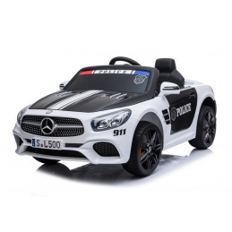Pojazd na Akumulator Mercedes SL500 Policja Biały