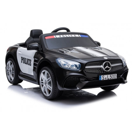 Pojazd na Akumulator Mercedes SL500 Policja Czarny