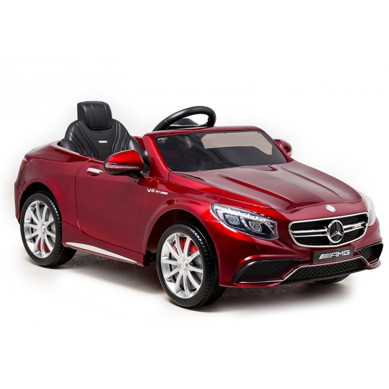 Auto na Akumulator Mercedes S63 Czerwony Lakier