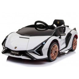 Auto na akumulator Lamborghini Sian Biały