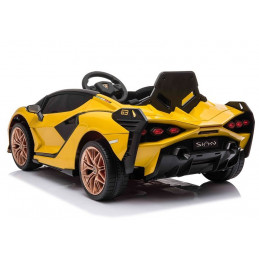 Auto na akumulator Lamborghini Sian Żółty