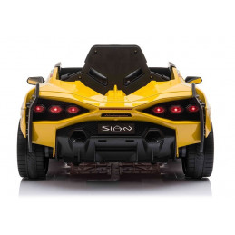 Auto na akumulator Lamborghini Sian Żółty