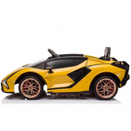 Auto na akumulator Lamborghini Sian Żółty